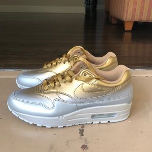 Nike Women’s Air Max 1 LX “Metallic Gold Platinum”